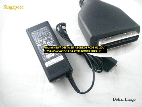*Brand NEW* DELTA 25-A90NKD57C01-01 20V 3.25A 65W AC DC ADAPTER POWER SUPPLY - Click Image to Close